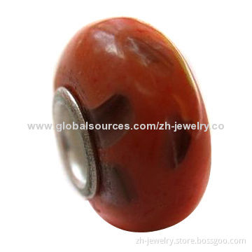 Gemstone Charm Beads, We Can Make Crystal, Glass, Glaze, Wooden Gemstone Charms Beads